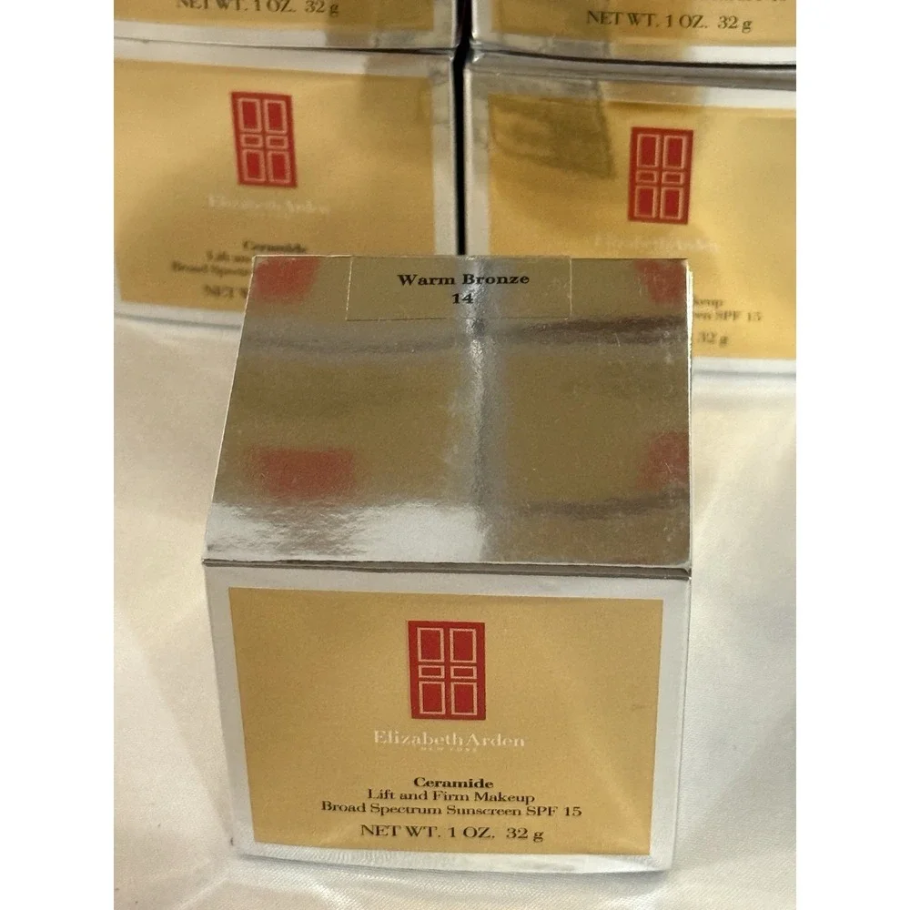 Elizabeth Arden Ceramide Lift & Firm Makeup‎ SPF 15 Warm Bronze 14 Lot of 10 New